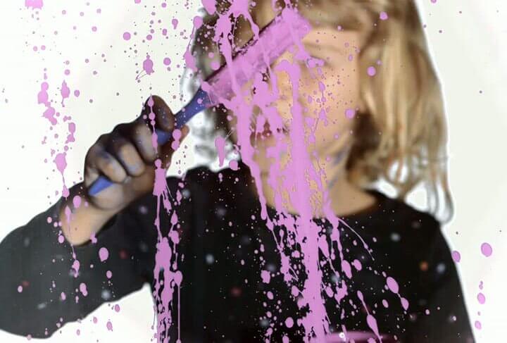 splatter paint room