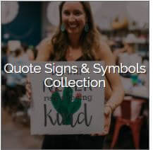quotes sign diy